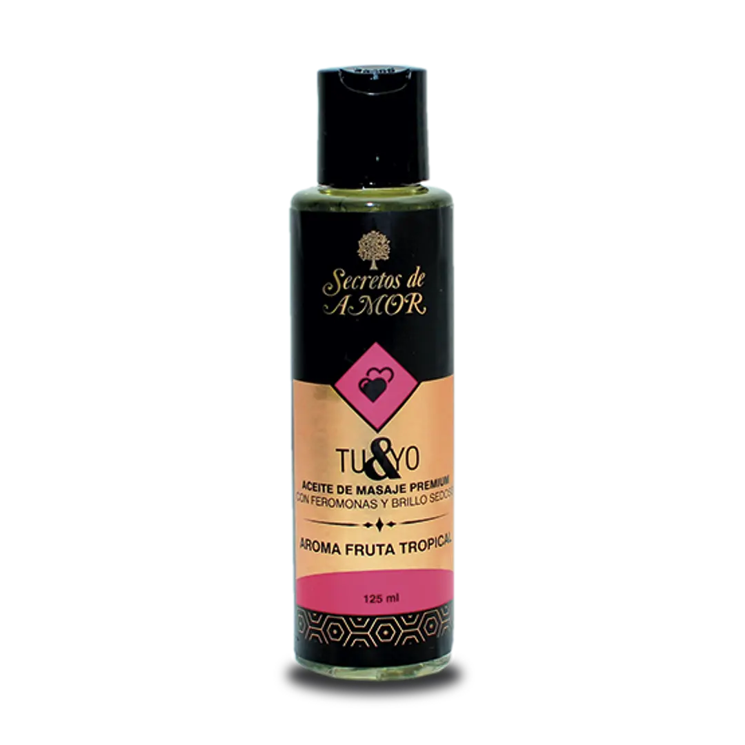 ACEITE DE MASAJE CON FEROMONAS TU&YO FRUTA TROPICAL