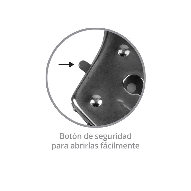 ESPOSAS METÁLICAS ACOLCHADAS