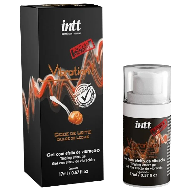GEL ESTIMULANTE VIBRATION DULCE DE LECHE EXTRA FUERTE