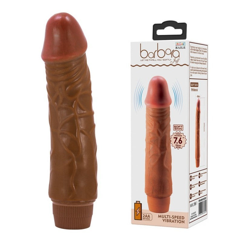VIBRADOR REALISTA JEFF CHOCOLATE