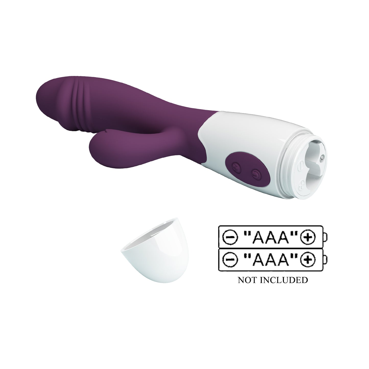 VIBRADOR DUAL SNAPPY BURDEO PRETTY LOVE