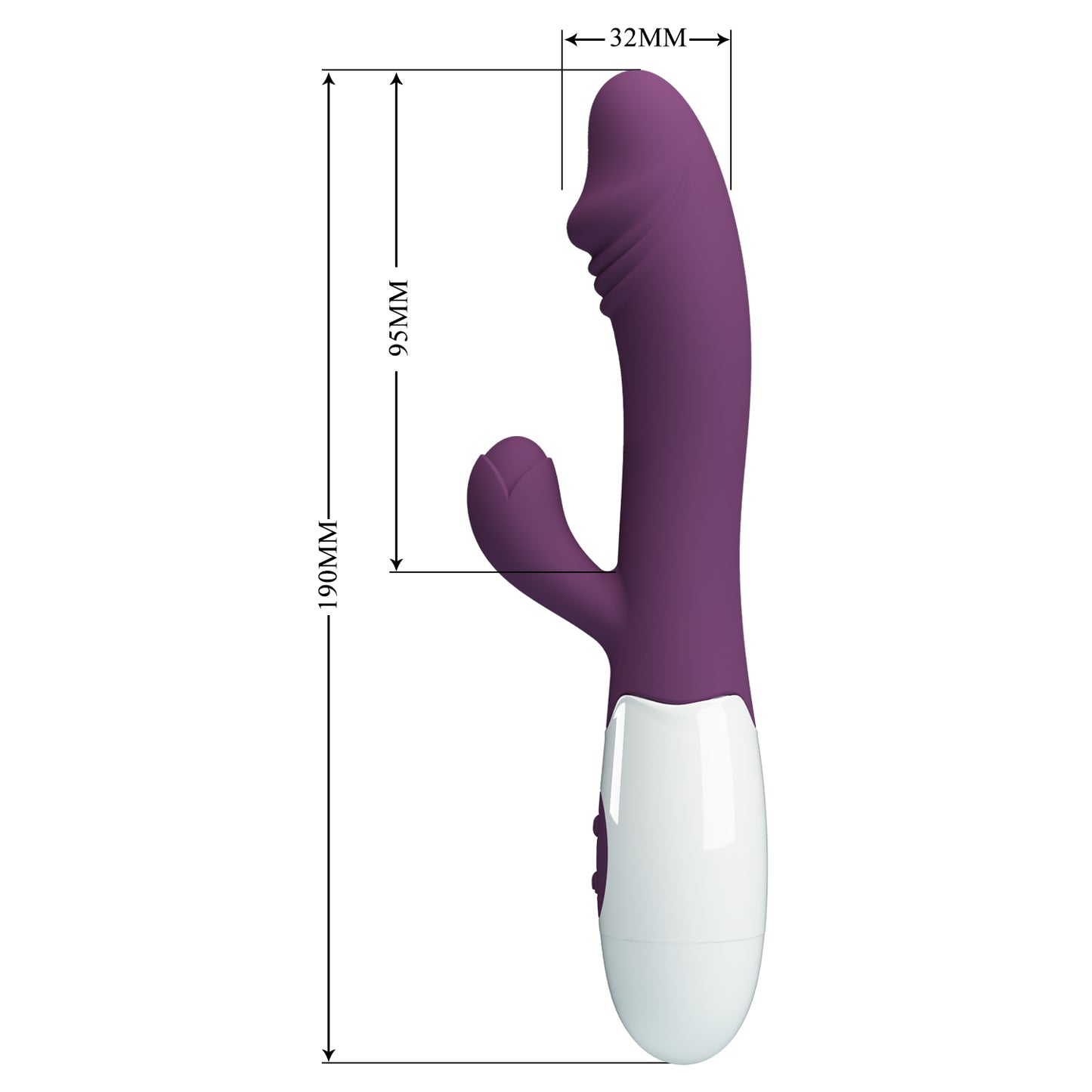VIBRADOR DUAL SNAPPY BURDEO PRETTY LOVE
