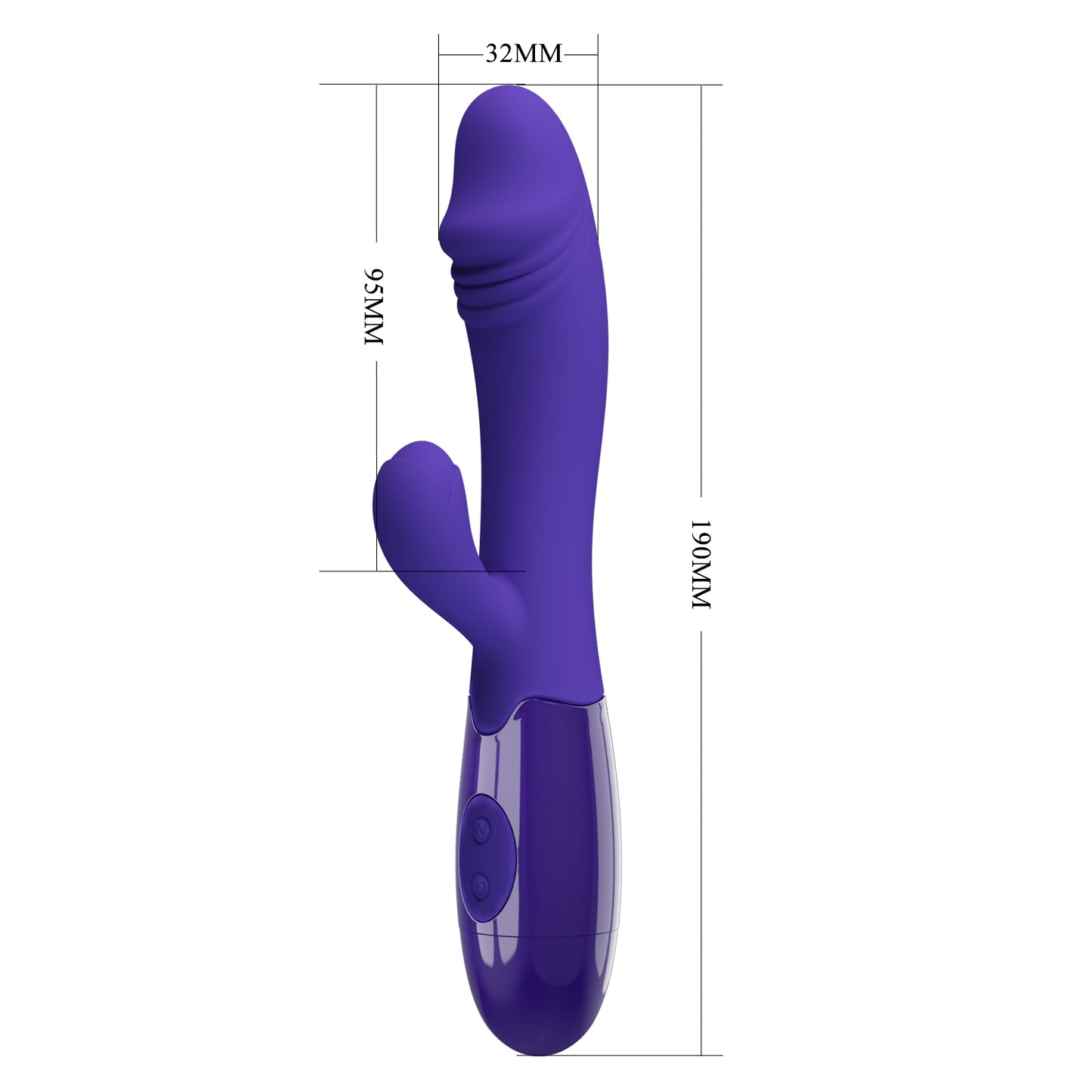 VIBRADOR DUAL RECARGABLE SNAPPY YOUTH PRETTY LOVE