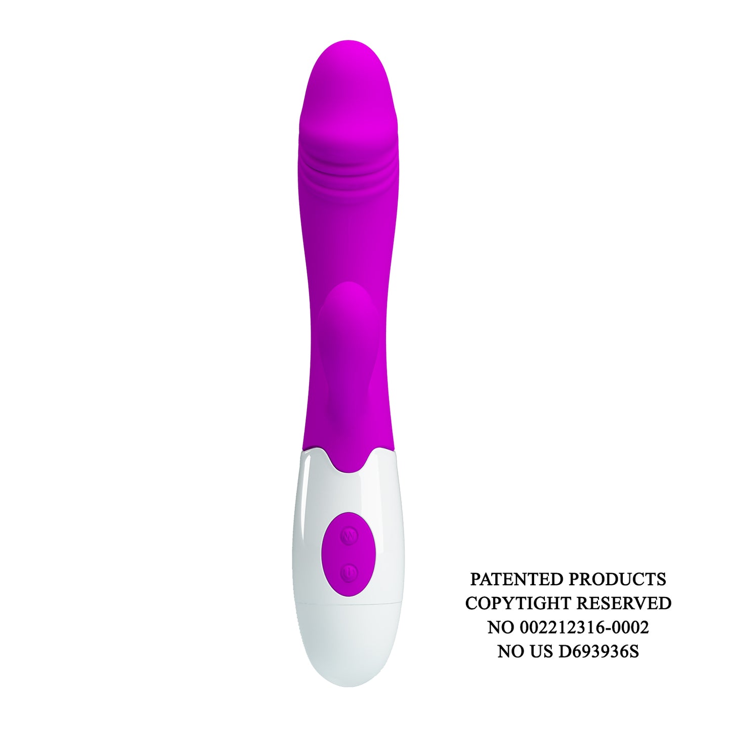 VIBRADOR DUAL SNAPPY FUCSIA PRETTY LOVE