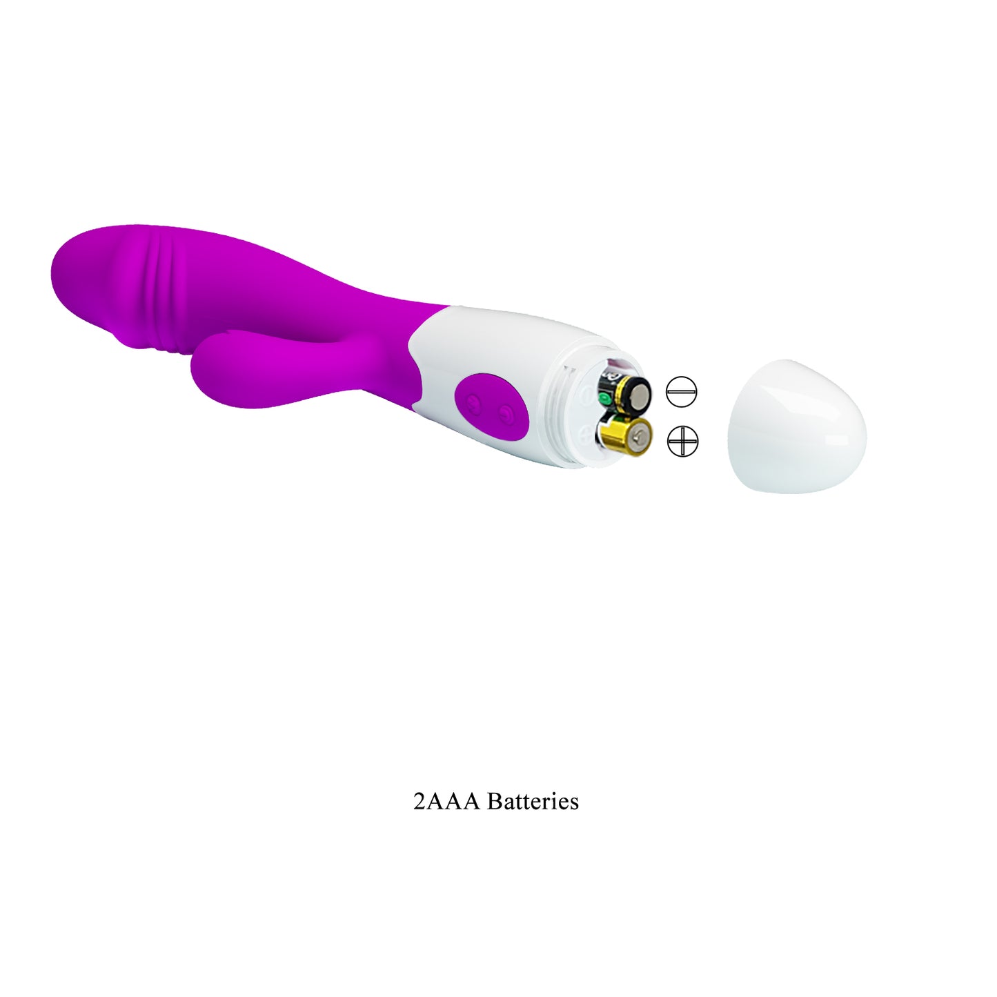 VIBRADOR DUAL SNAPPY FUCSIA PRETTY LOVE
