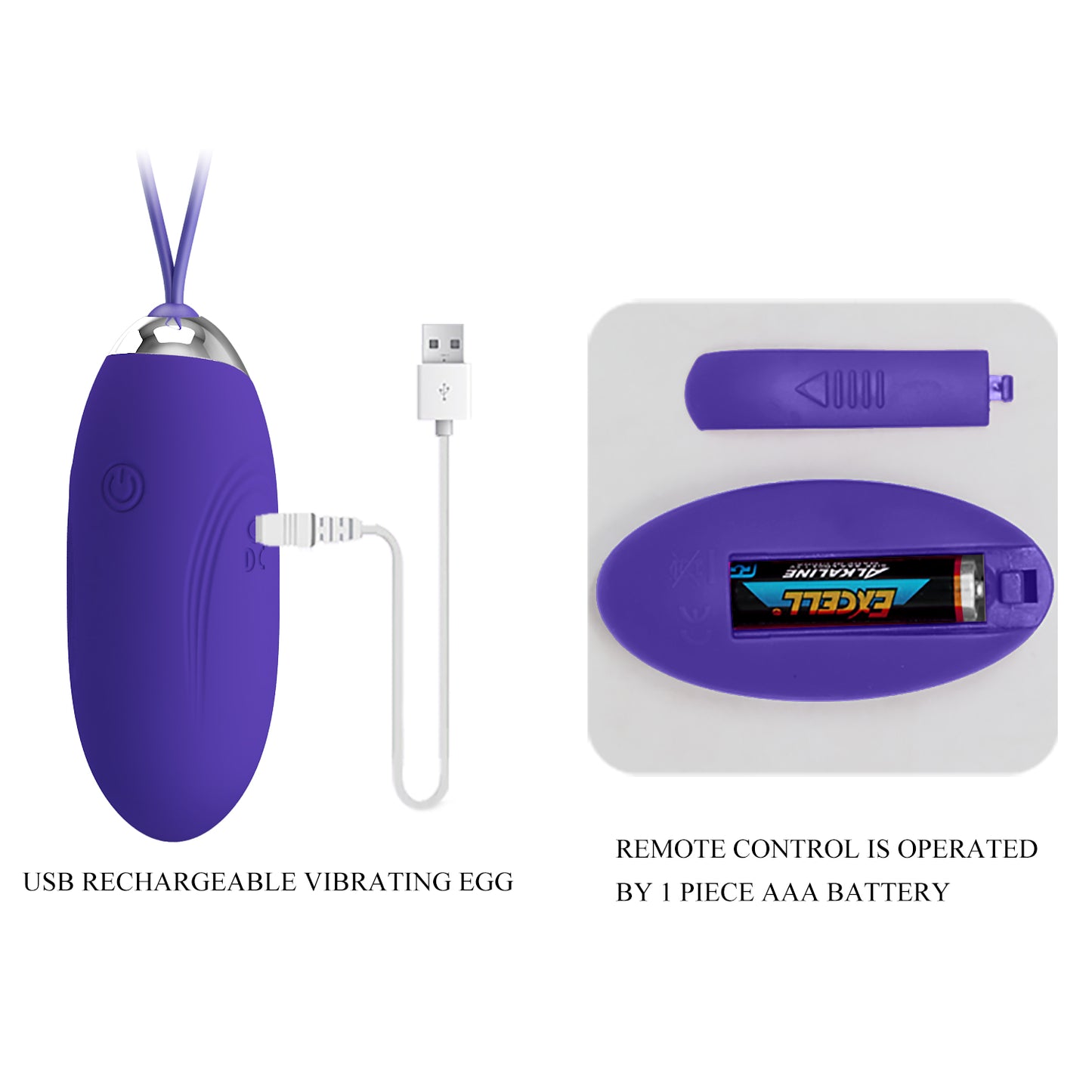 HUEVITO VIBRADOR CON CONTROL REMOTO JENNY YOUTH