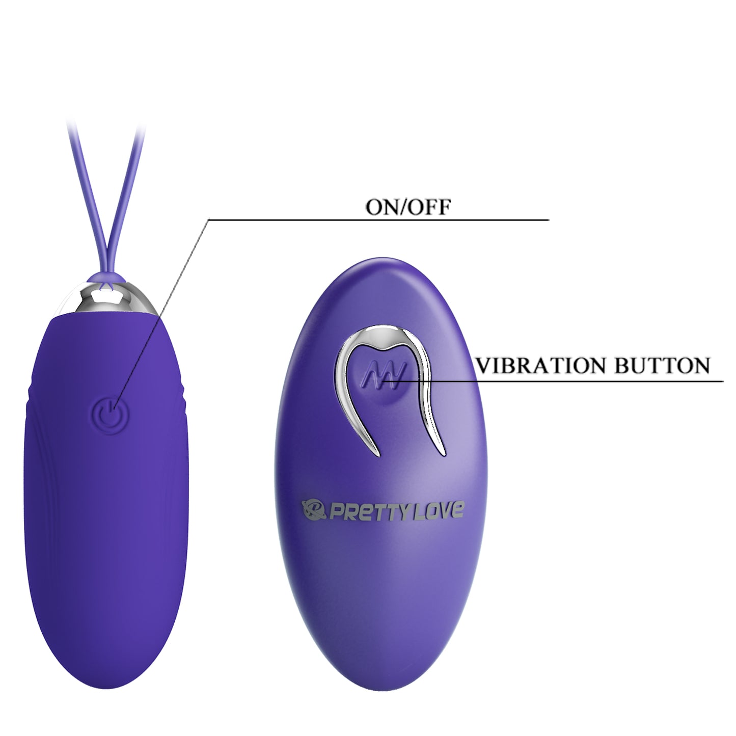 HUEVITO VIBRADOR CON CONTROL REMOTO JENNY YOUTH