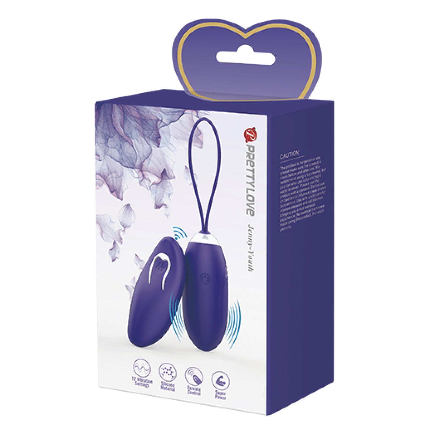 HUEVITO VIBRADOR CON CONTROL REMOTO JENNY YOUTH