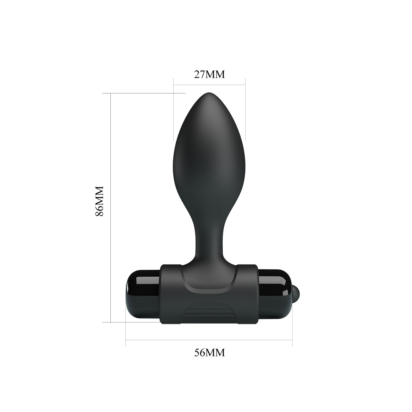 PLUG ANAL VIBRADOR PRINCIPIANTE PRETTY LOVE