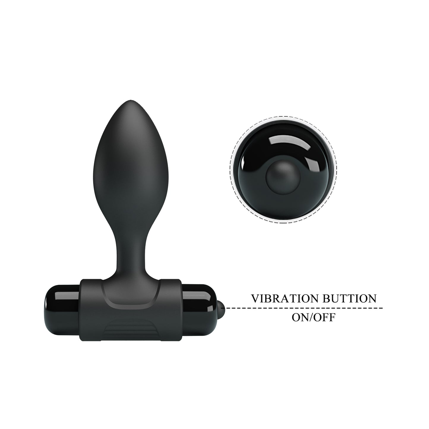 PLUG ANAL VIBRADOR PRINCIPIANTE PRETTY LOVE
