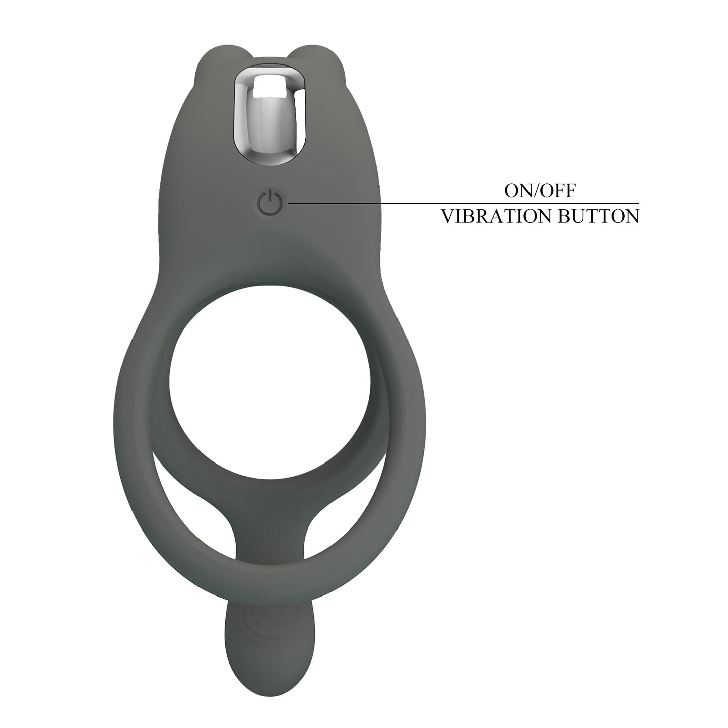 ANILLO VIBRADOR DOBLE RECARGABLE - SETH