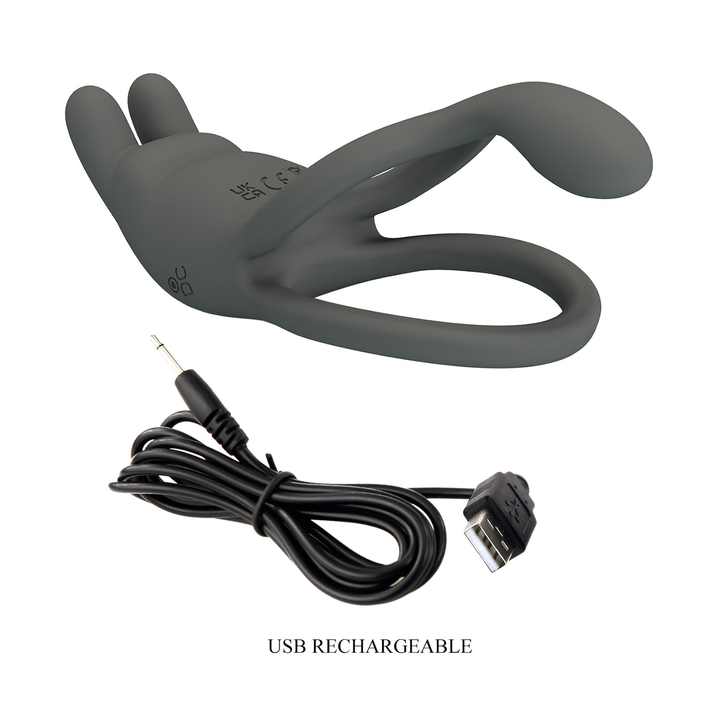 ANILLO VIBRADOR DOBLE RECARGABLE - SETH