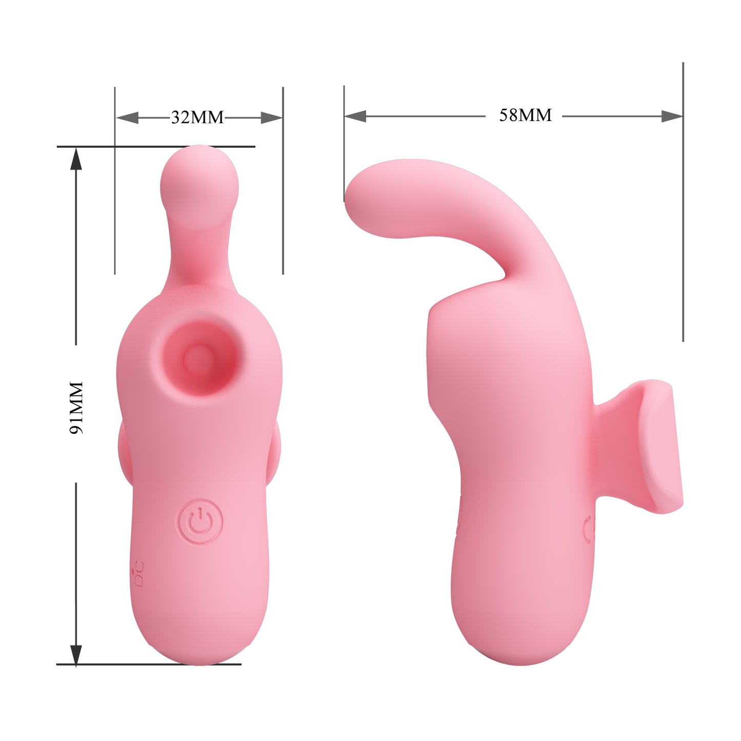 DEDO VIBRADOR CON PULSADOR RECARGABLE MAGIC FAIRY