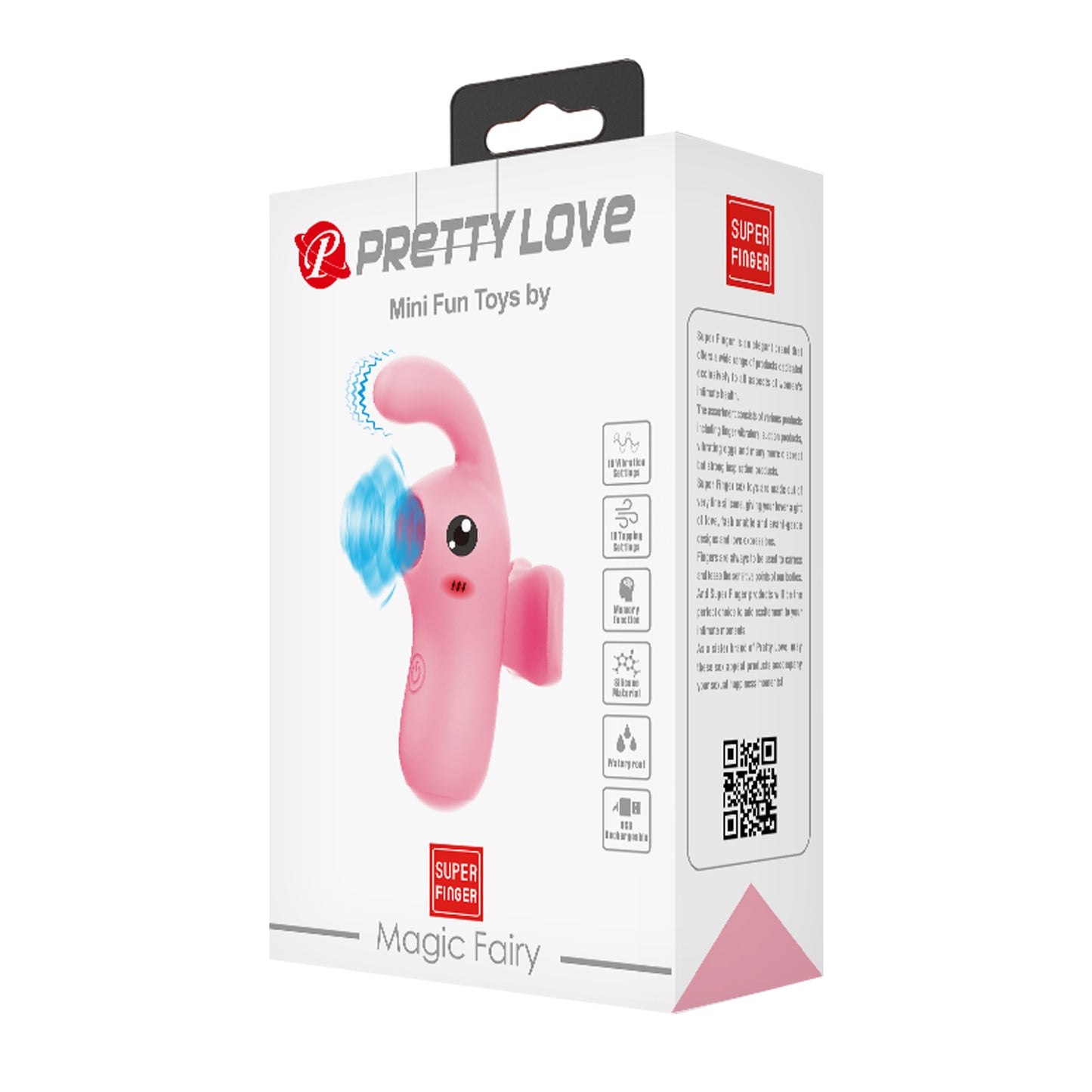 DEDO VIBRADOR CON PULSADOR RECARGABLE MAGIC FAIRY