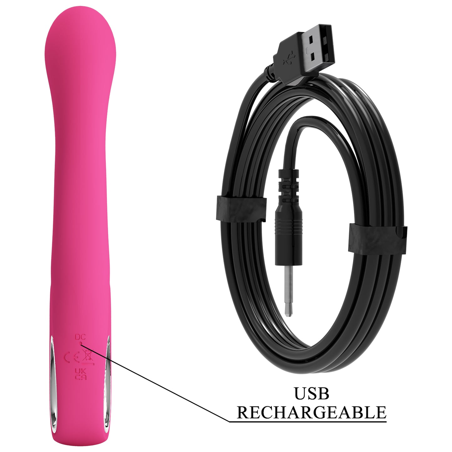 VIBRADOR DUAL RECARGABLE NOVAK PRETTY LOVE