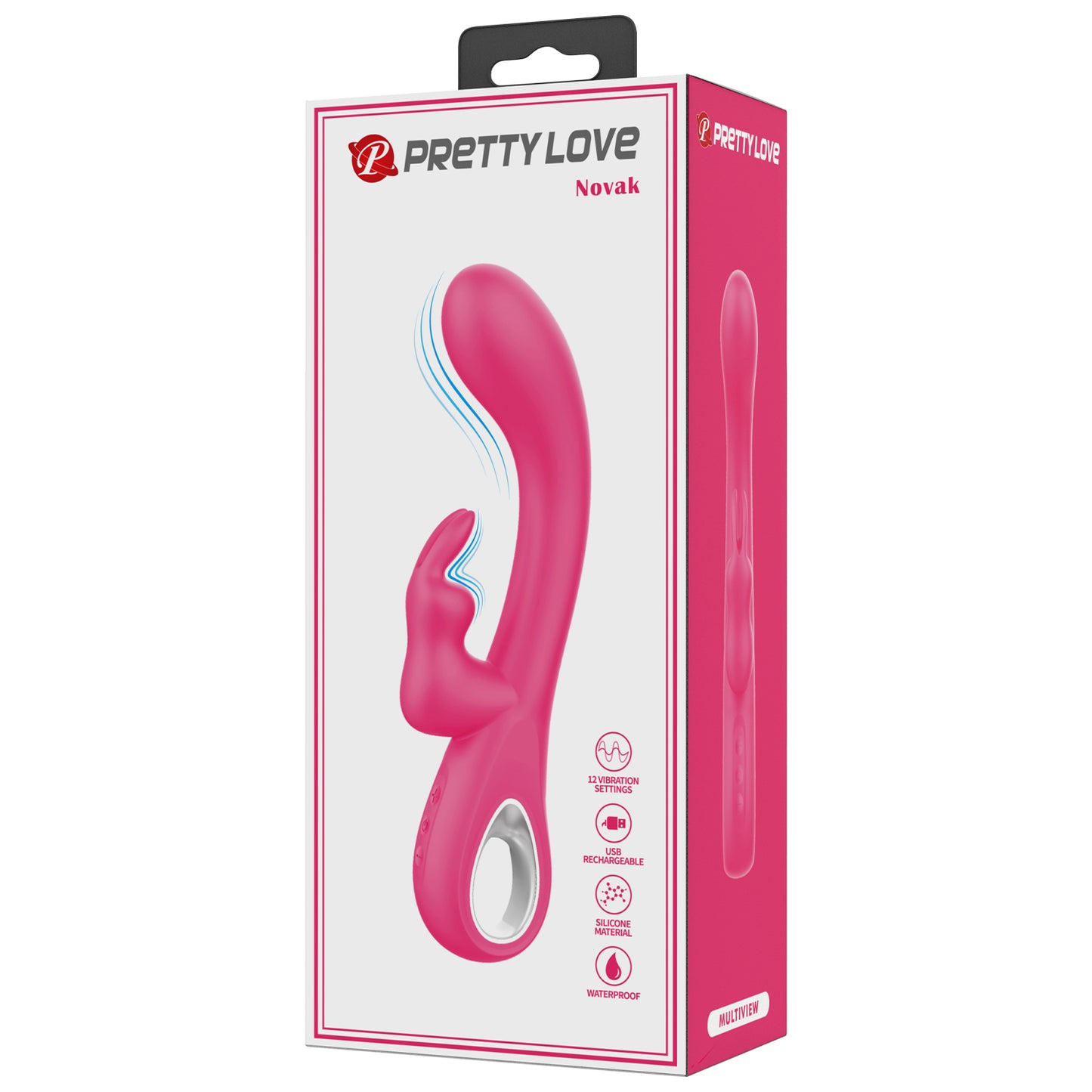 VIBRADOR DUAL RECARGABLE NOVAK PRETTY LOVE