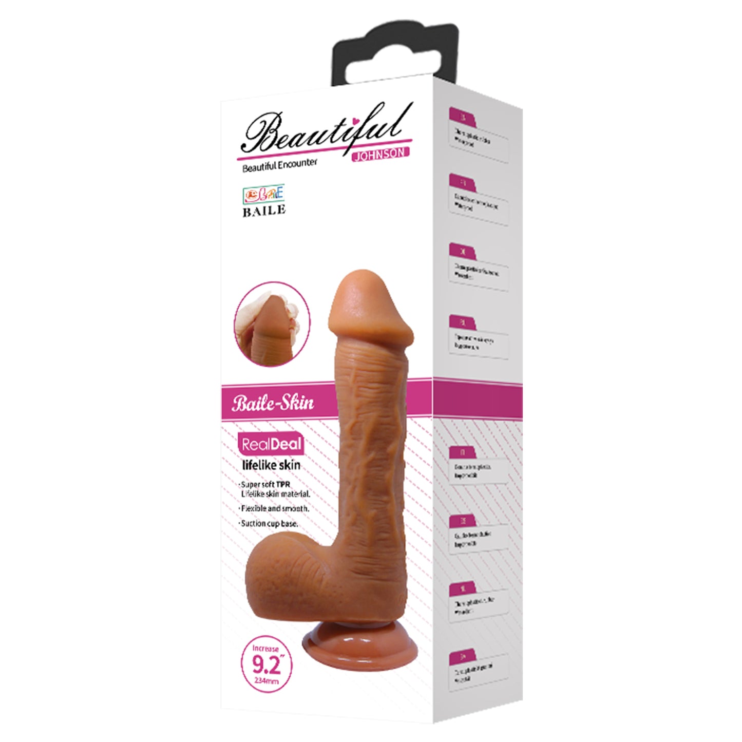 DILDO REALISTA FLEXIBLE JOHNSON MOCA