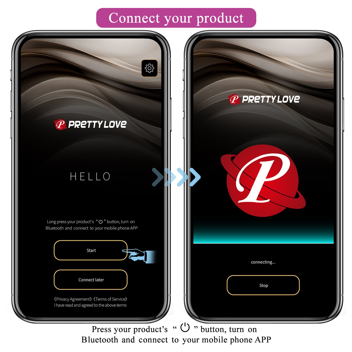 VIBRADOR DUAL CON CONTROL POR APP FRANZ PRETTY LOVE