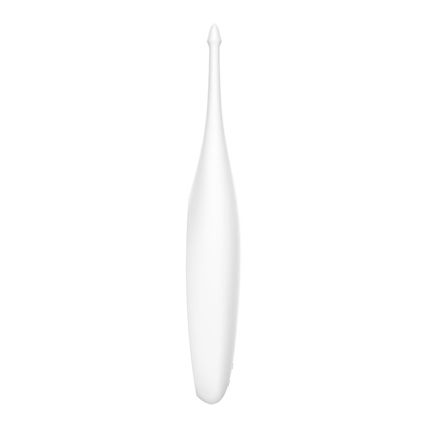 VIBRADOR EXTERNO CON ROTACIÓN SATISFYER TWIRLING FUN BLANCO