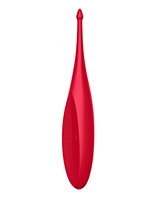 VIBRADOR EXTERNO CON ROTACIÓN SATISFYER TWIRLING FUN ROJO