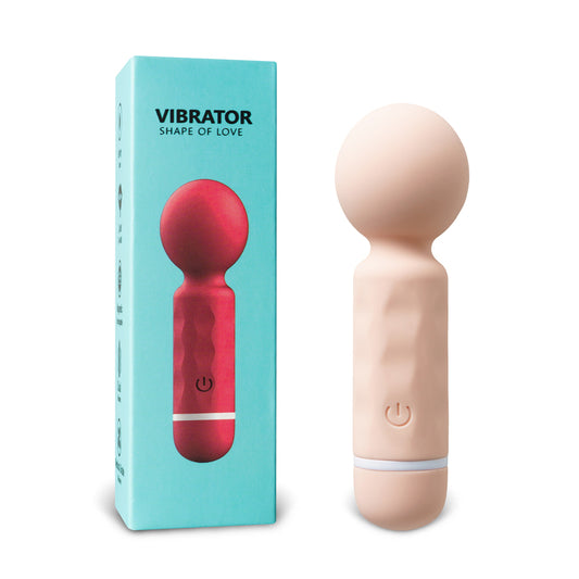 VIBRADOR EXTERNO MINI SHAPE OF LOVE RECARGABLE