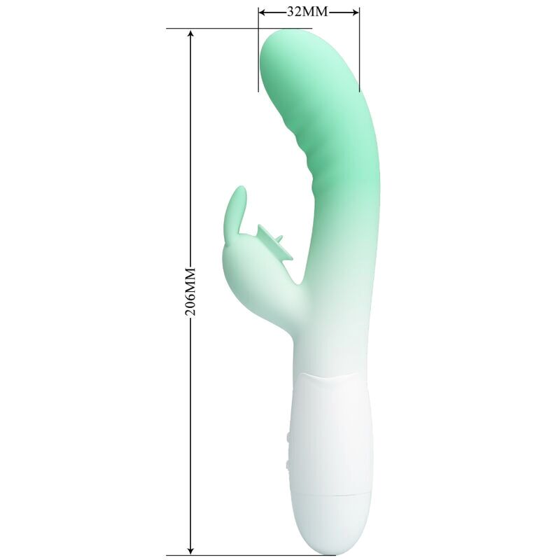 VIBRADOR DUAL CERBERUS BICOLOR PRETTY LOVE