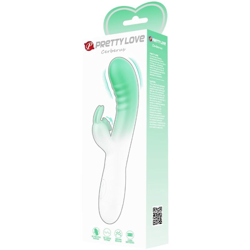 VIBRADOR DUAL CERBERUS BICOLOR PRETTY LOVE