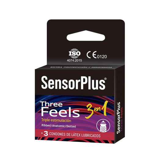 PRESERVATIVOS SENSOR PLUS THREE FEELS