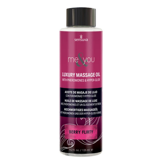 ACEITE DE MASAJES CON FEROMONAS ME&YOU FRUTOS ROJOS