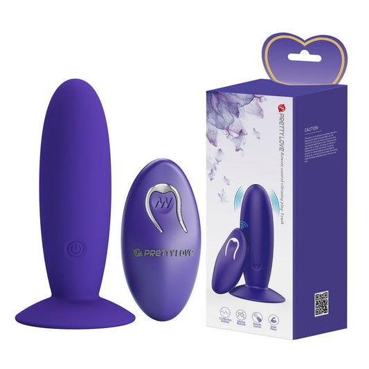 PLUG ANAL CON CONTROL REMOTO Y VENTOSA