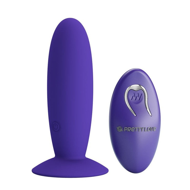 PLUG ANAL CON CONTROL REMOTO Y VENTOSA