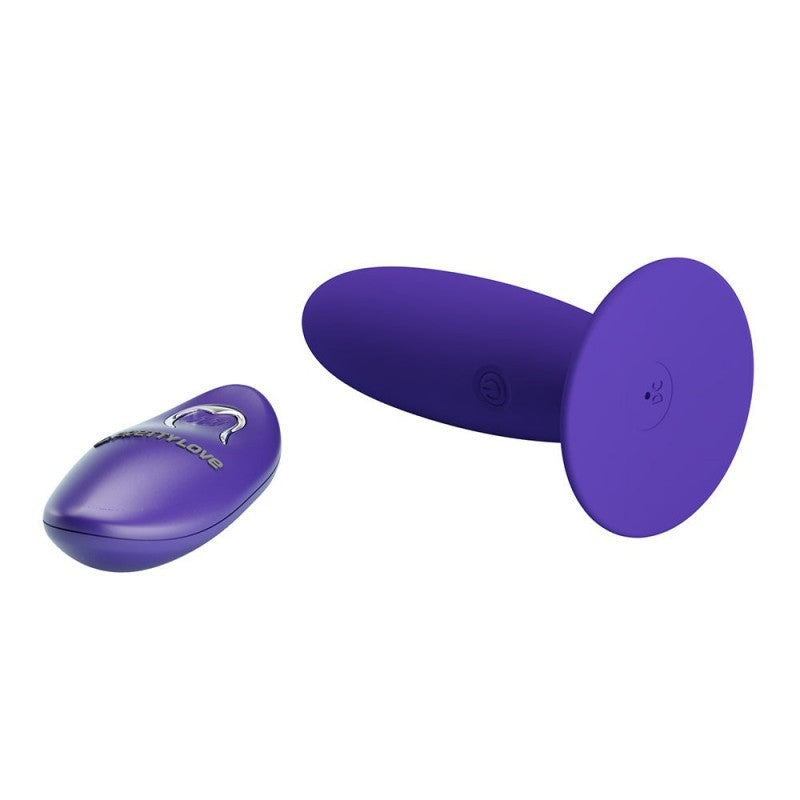 PLUG ANAL CON CONTROL REMOTO Y VENTOSA