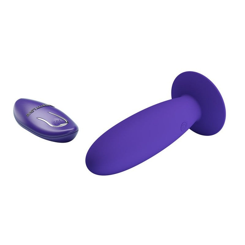 PLUG ANAL CON CONTROL REMOTO Y VENTOSA