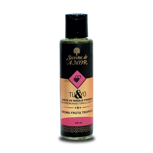 ACEITE DE MASAJE CON FEROMONAS TU&YO FRUTA TROPICAL