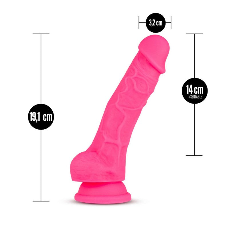 DILDO DOBLE DENSIDAD NEO PINK