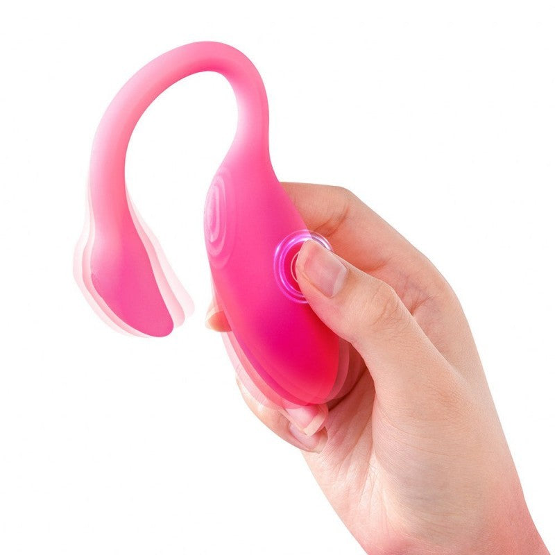 VIBRADOR DUAL CON APP FLAMINGO FUSCIA
