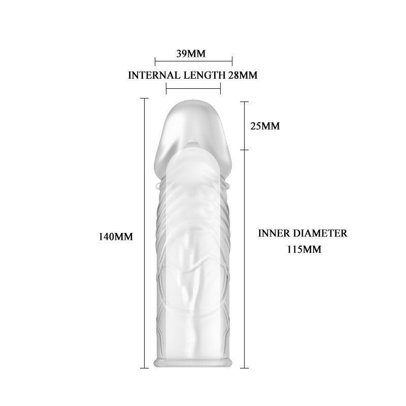 FUNDA CON EXTENSIÓN TRANSPARENTE