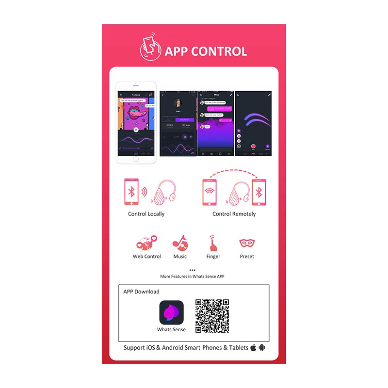 HUEVITO VIBRADOR CON APP MAGIC SUNDAE ROJO