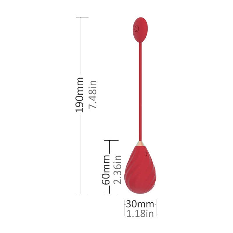 HUEVITO VIBRADOR CON APP MAGIC SUNDAE ROJO