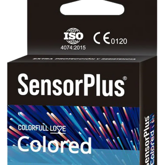 PRESERVATIVOS SENSOR PLUS COLORED