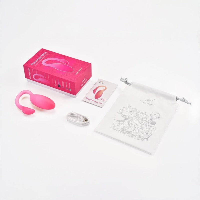 VIBRADOR DUAL CON APP FLAMINGO FUSCIA