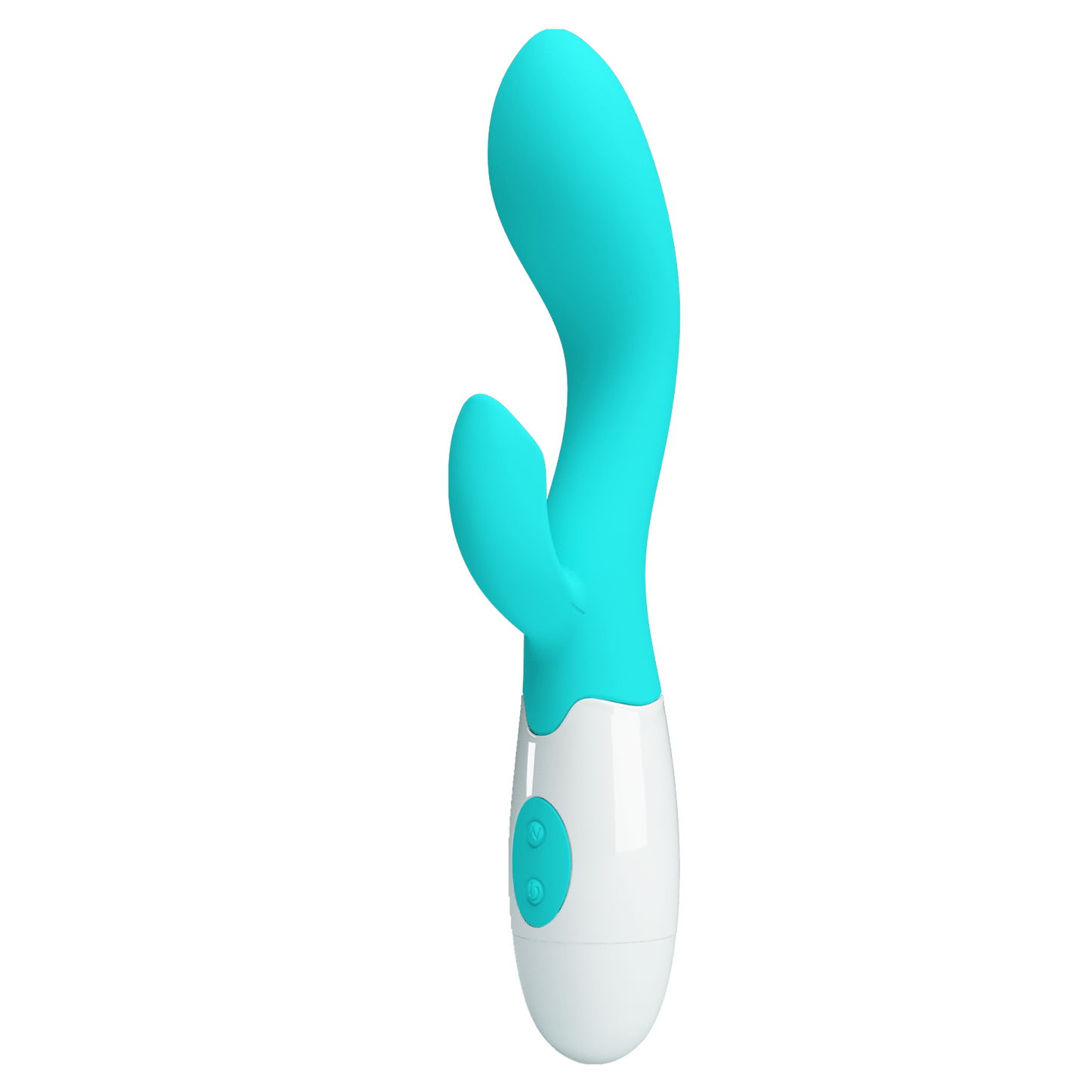 VIBRADOR DUAL BRIGTHY TURQUESA