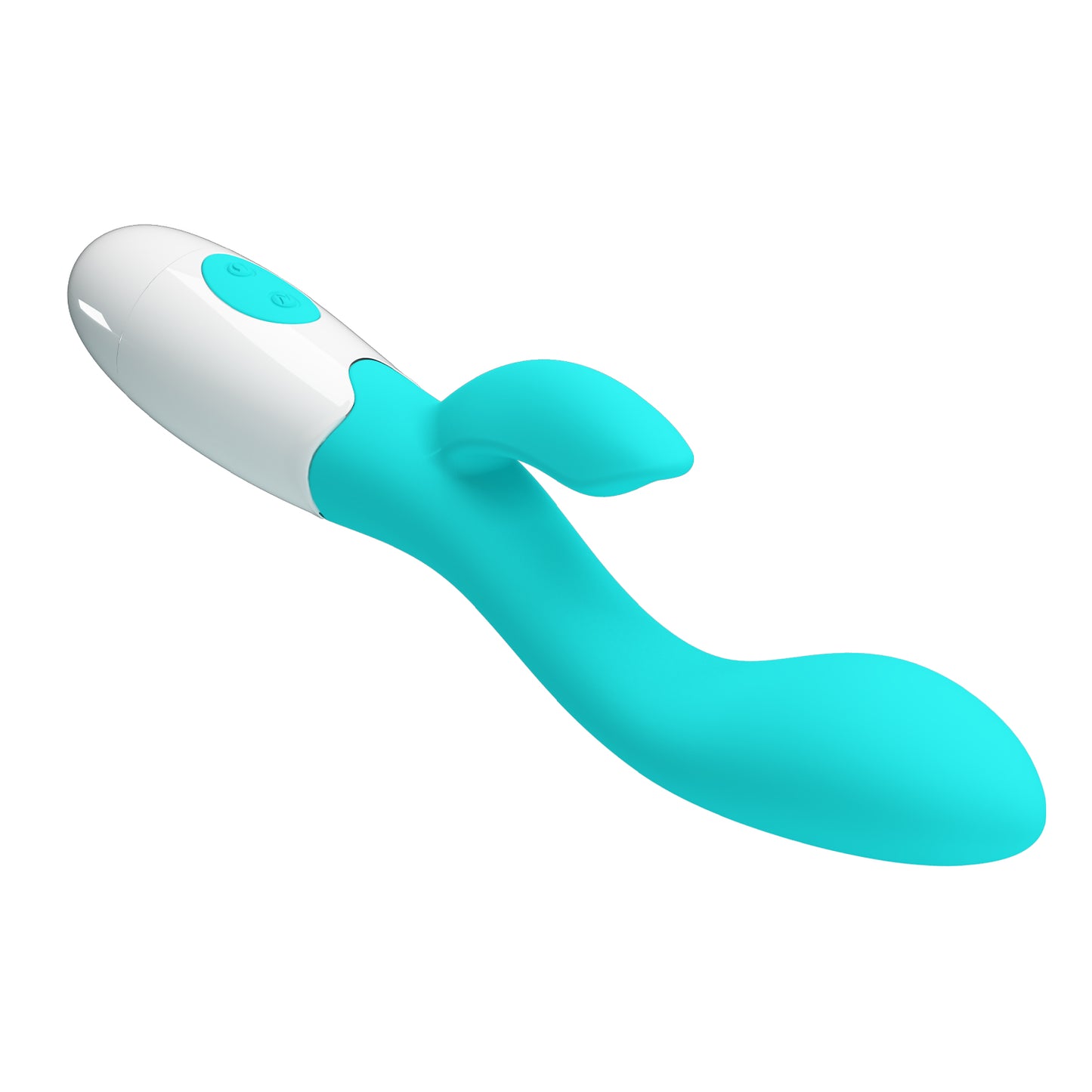 VIBRADOR DUAL BRIGTHY TURQUESA