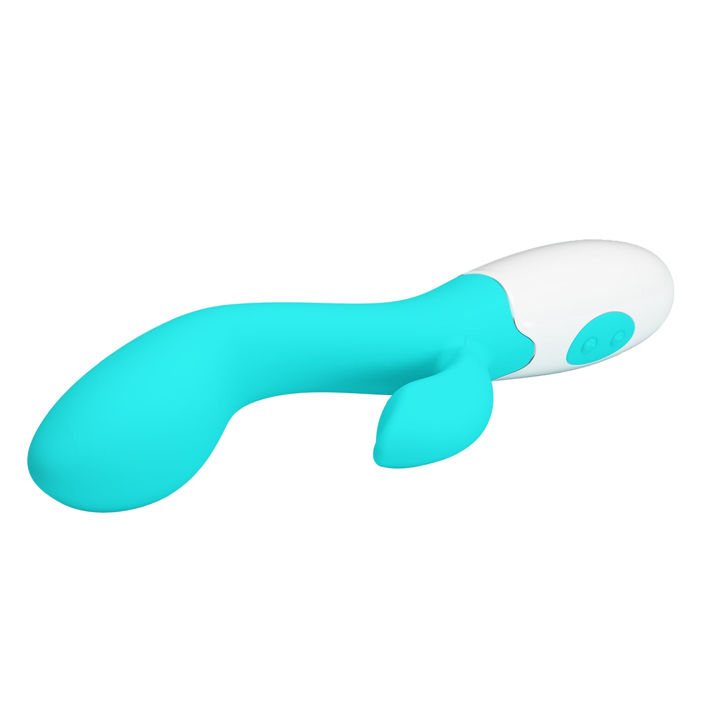 VIBRADOR DUAL BRIGTHY TURQUESA