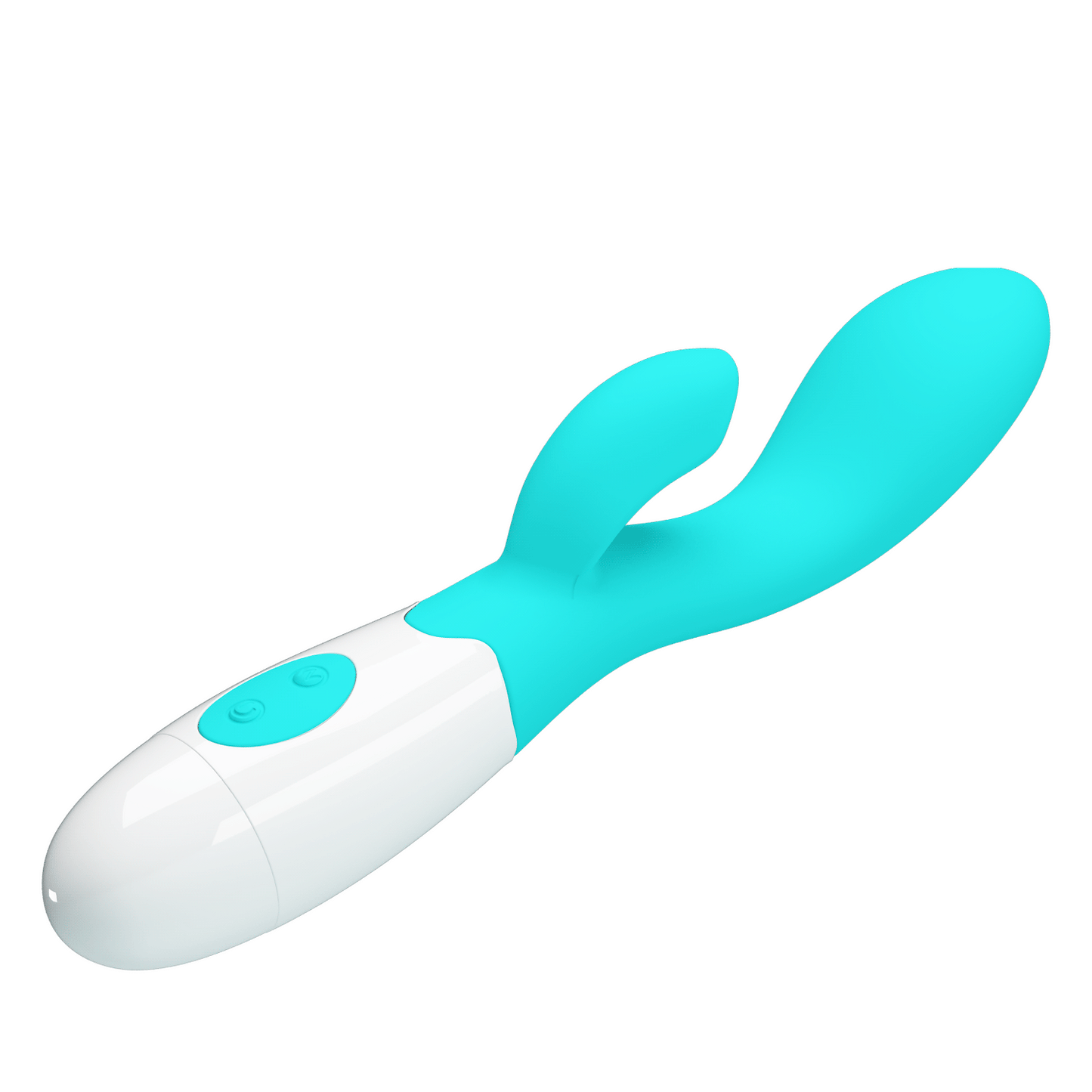 VIBRADOR DUAL BRIGTHY TURQUESA