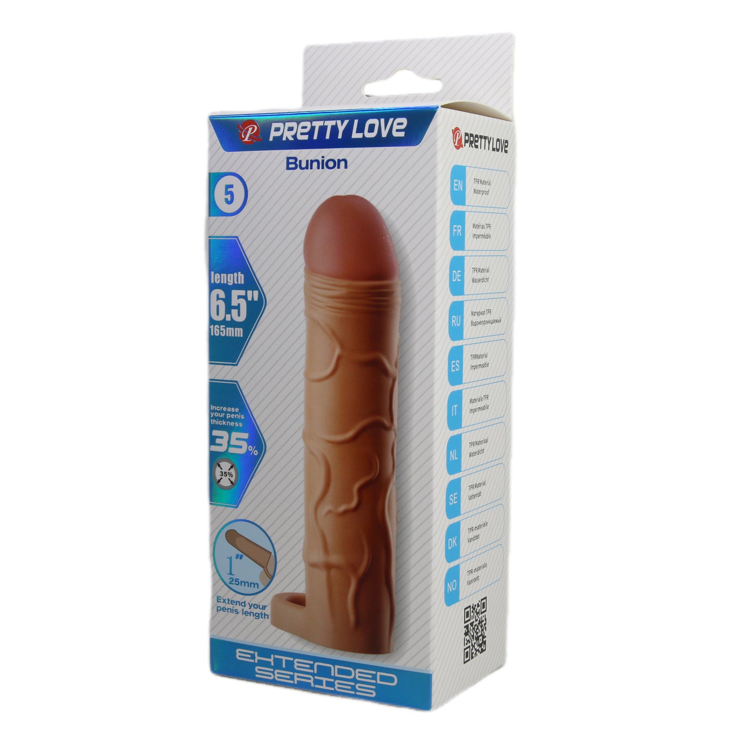 FUNDA PARA PENE CON EXTENSION REALISTA BUNION