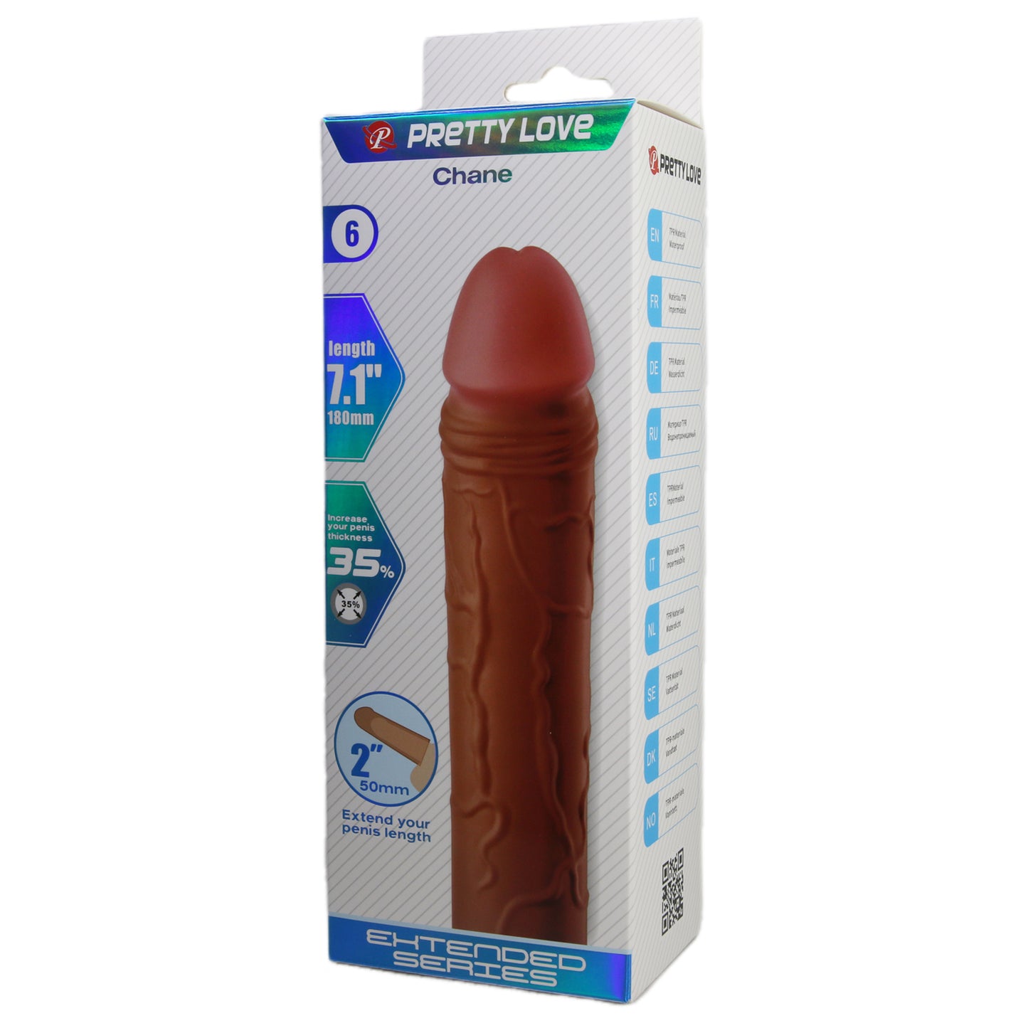 FUNDA PARA PENE CON EXTENSIÓN REALISTA CHANE
