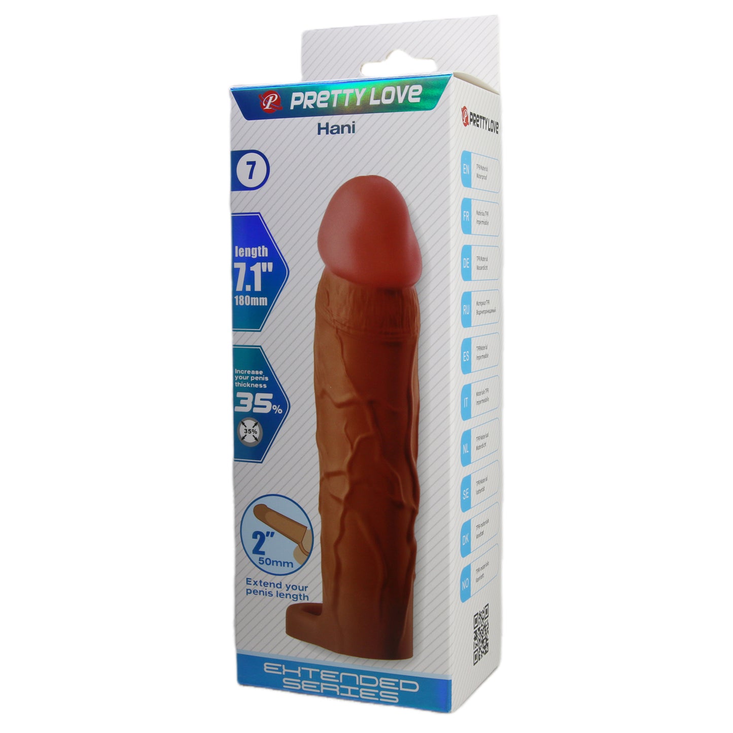 FUNDA PARA PENE CON EXTENSIÓN REALISTA HANI