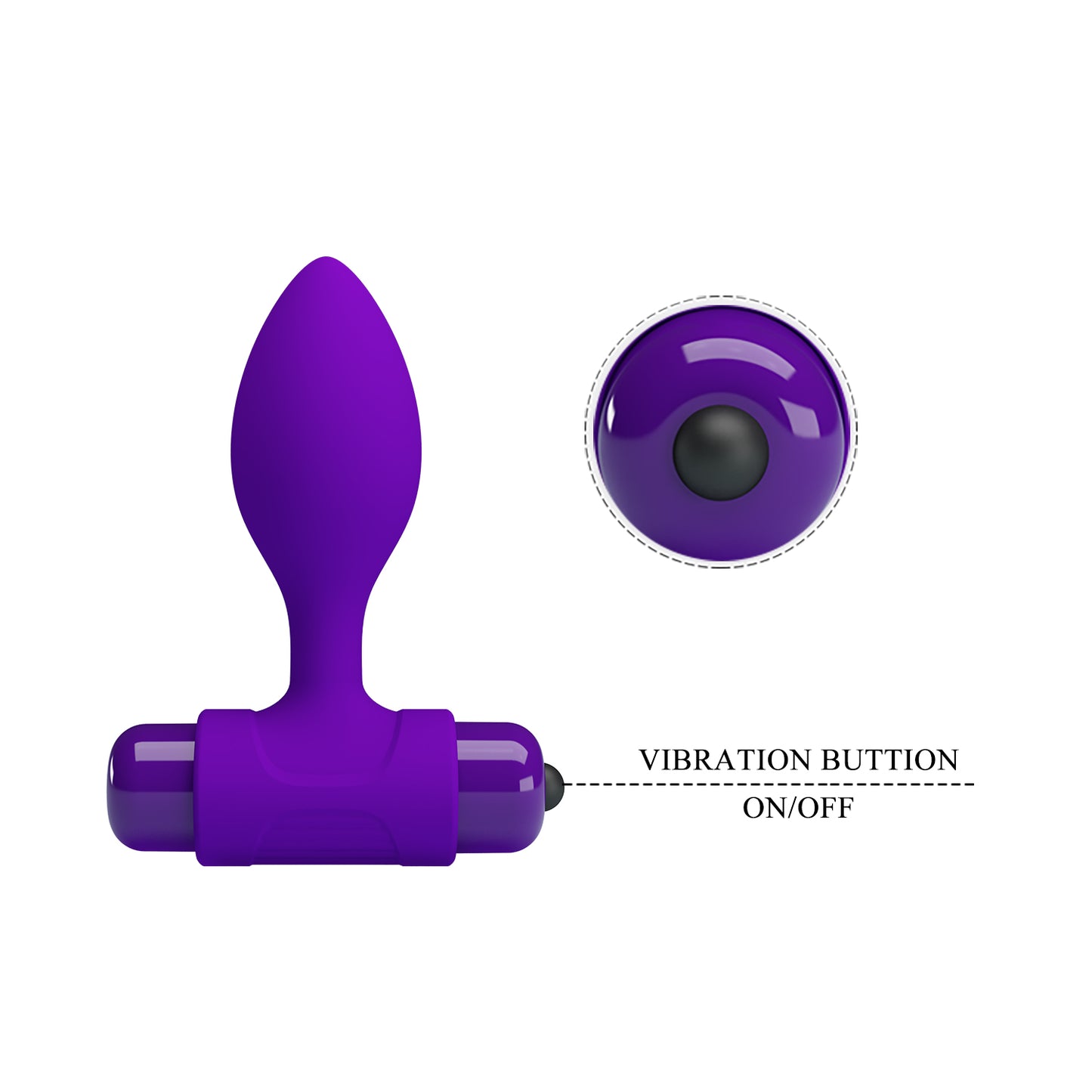 PLUG ANAL PRINCIPIANTE PRETTY LOVE MORADO