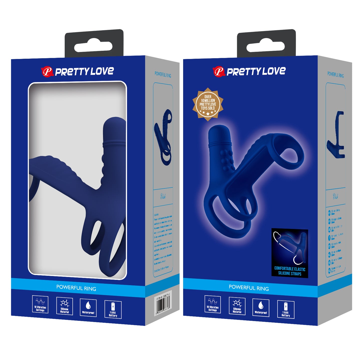 ANILLO VIBRADOR CON TRIPLE FIJACIÓN ELISH